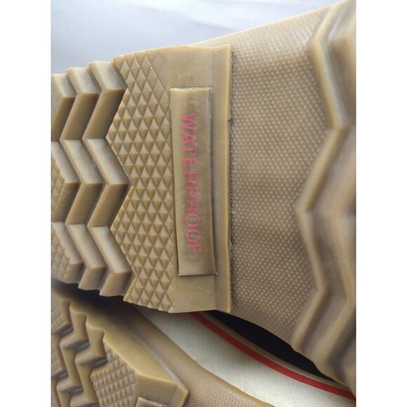 Sorel Boots Women's Size 8 Joan Of Arctic Winter Snow Tan Orange Leather - Picture 10 of 13